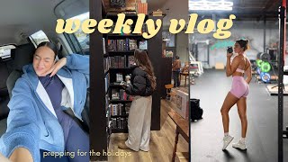 lock in with me before the holidays | book updates, xmas shopping, getting back into the gym