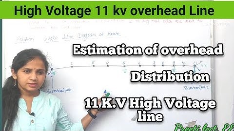 EE-303 Lect.-23/Estimation of 11 K.V. High Tension line//Estimation of High Voltage line//Bter/ee303