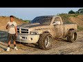 2nd Gen Shorty on GIANT Wheels Goes Mudding!