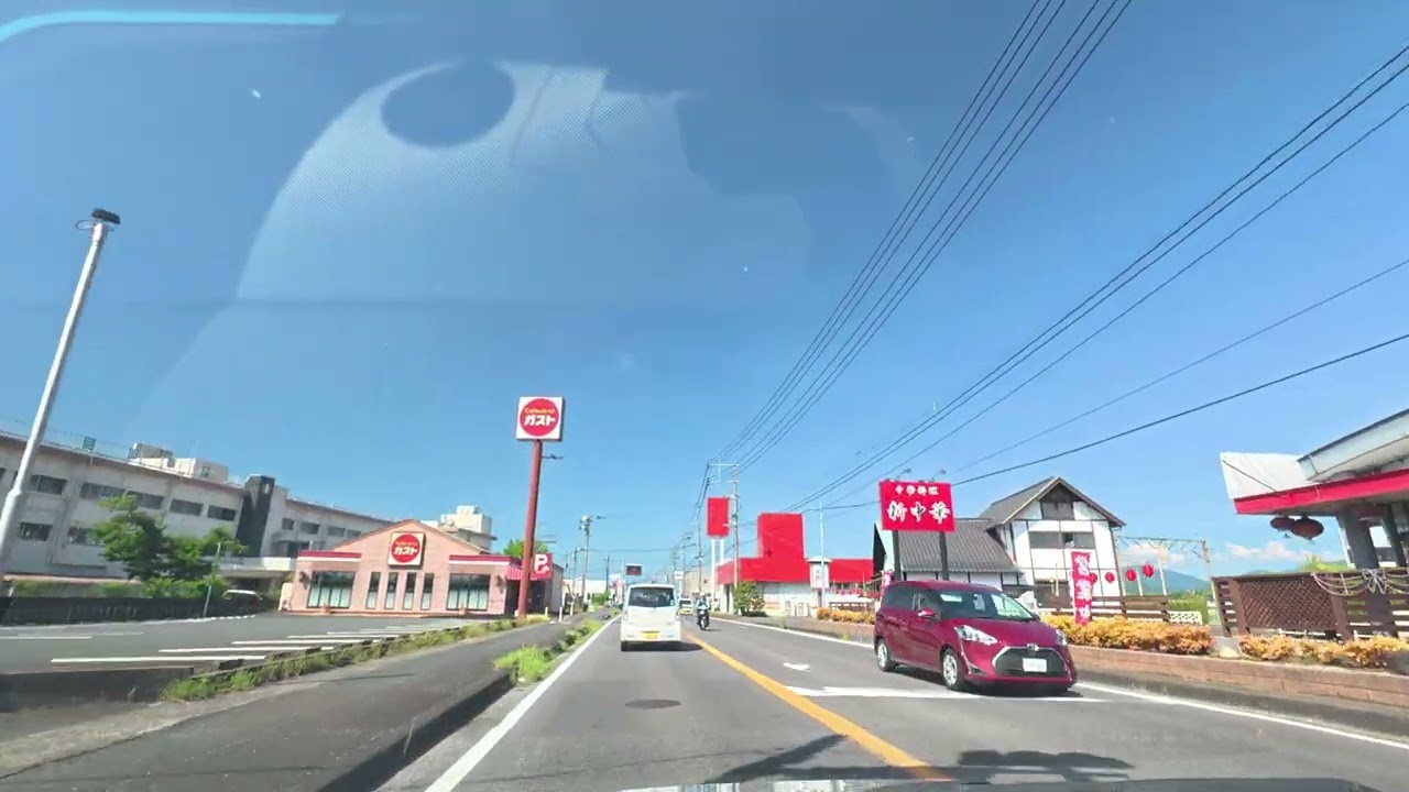 【車載動画】道の駅かみみね～国道34号線・佐賀県道48号線～神埼市のエッフェル塔