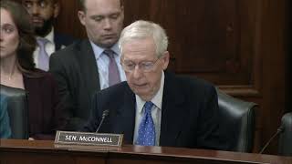 McConnell Opening Remarks At Rules Committee Markup
