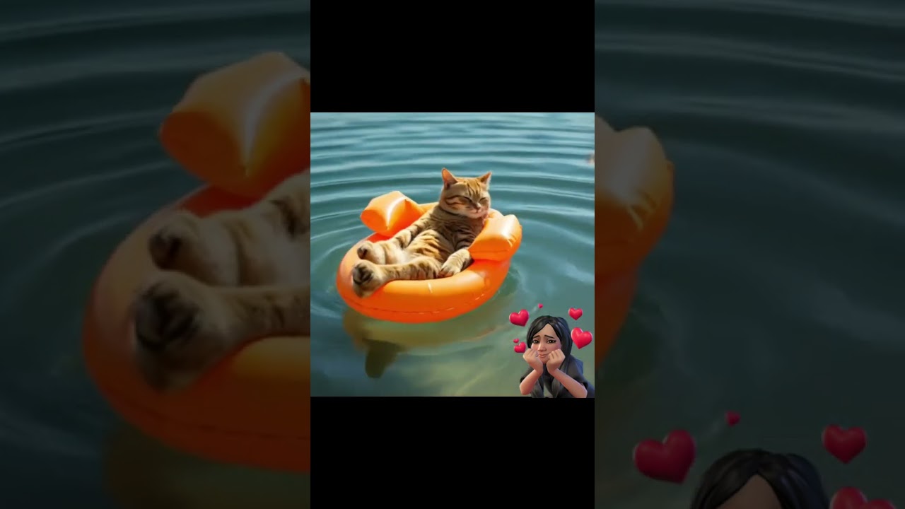 Feeling Cool #swim #hot #baloonprank #shortsviral #petfunnyvideos #petentertainment #challengevideo