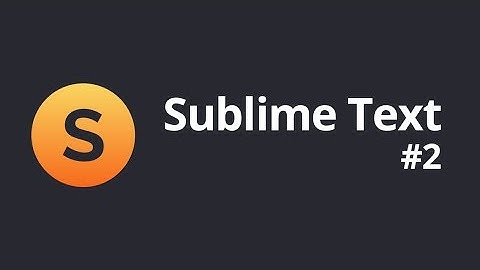 Sublime Text Eklenti Kurulumu #2