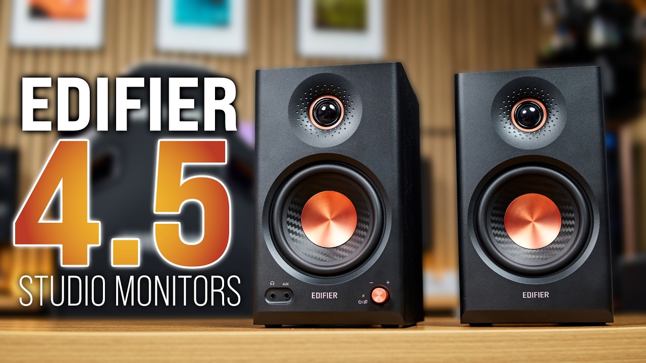 Edifier MR4.5 Review - The New Sweet Spot Between MR4 & MR5 - YouTube
