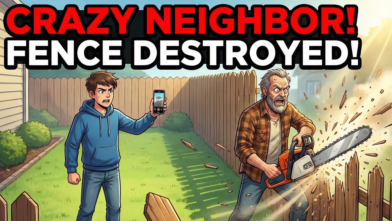 "It's My Property!" Neighbor Cut Down My Fence With A Chainsaw. I Sued Him