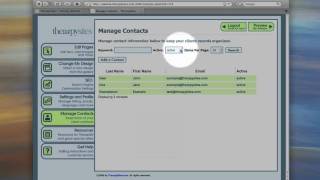 TherapySites Contact Manager Tutorial