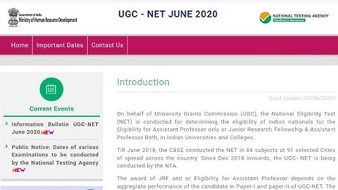 #NTANET #UGCNET || BIG UPDATE || UGC NET EXAMINATION 2020 #educationalbyarun