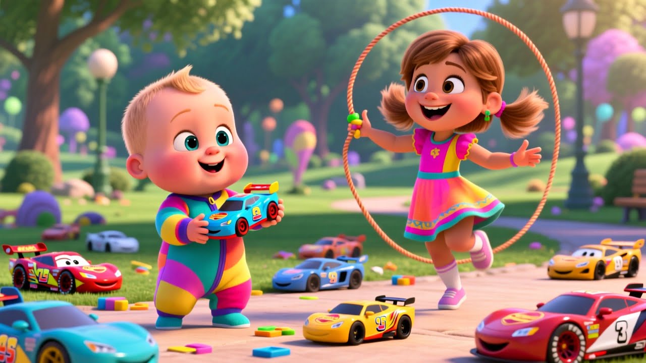 Playtime Park Friends 🏞️🎶 Fun Outdoor Song for Kids | Play & Learn with Park Friends