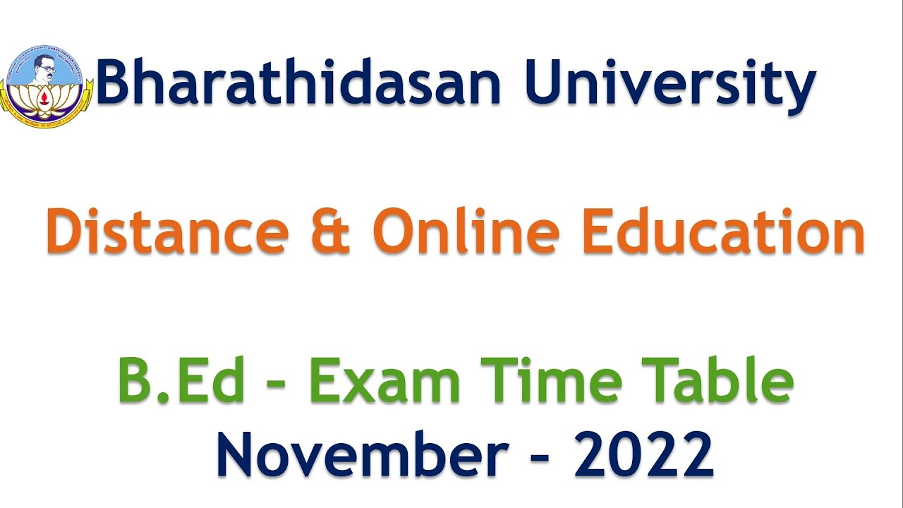 Bharathidasan University Distance Education B Ed Exam Time Table bharathidasan-university-distance-education-b-ed-exam-time-table