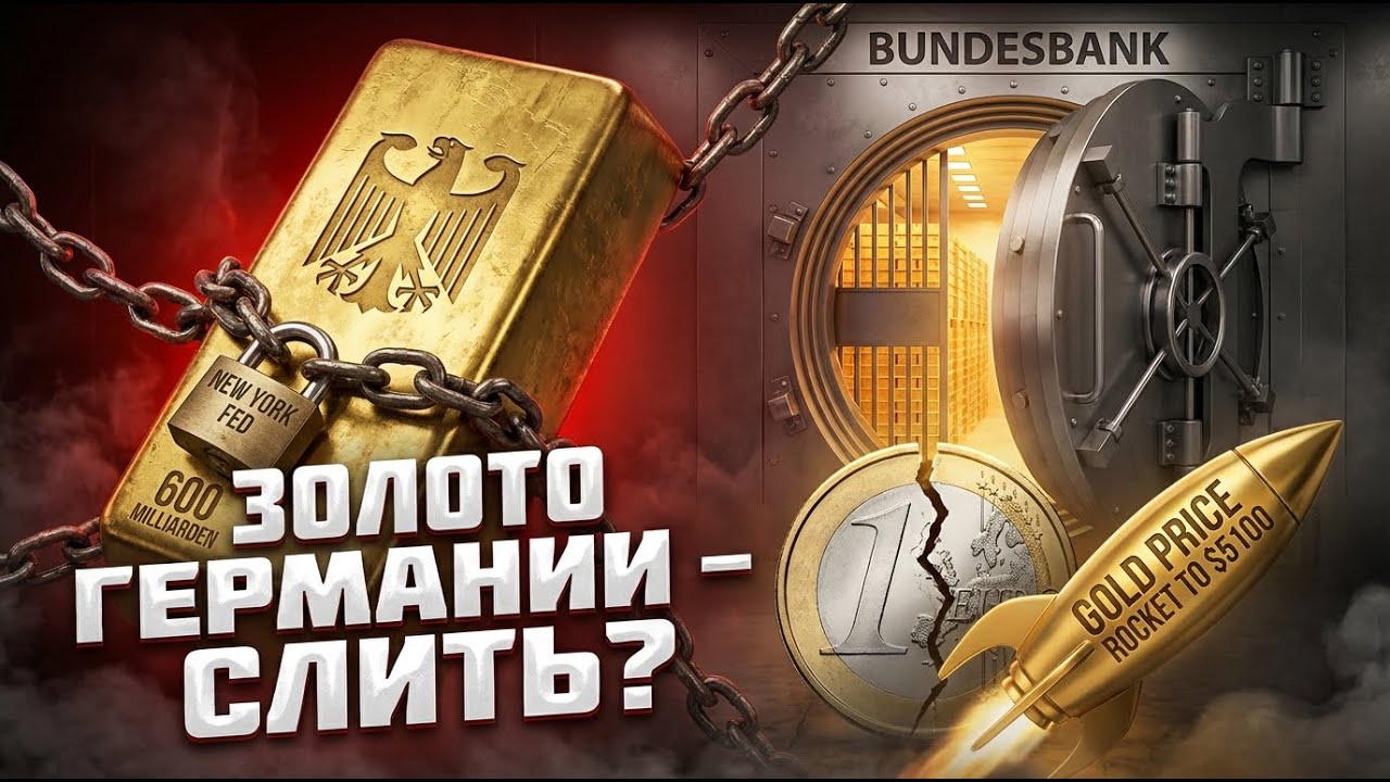 Золотой парадокс Германии: 600 миллиардов, которые никто не трогает