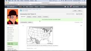 How to add question banks and basic assessment settings in Schoology