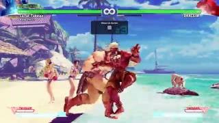 Street Fighter 5 Alex Meaty Grab Stomp Setup