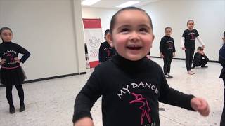 Miguelita misbehaves at dance class  Bely and Beto`s Show.