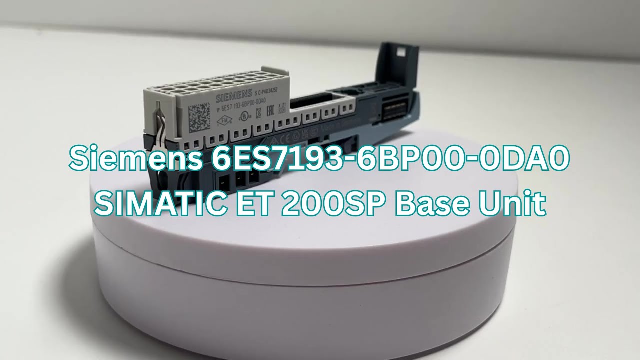 Siemens 6ES7193-6BP00-0DA0 - SIMATIC ET 200SP BaseUnit | In Stock 
