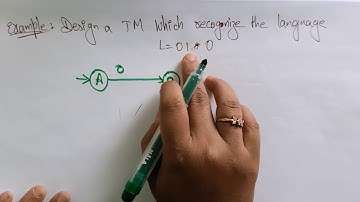 Turing Machine | TM | Example-1 | TOC | Lec-90 | Bhanu Priya