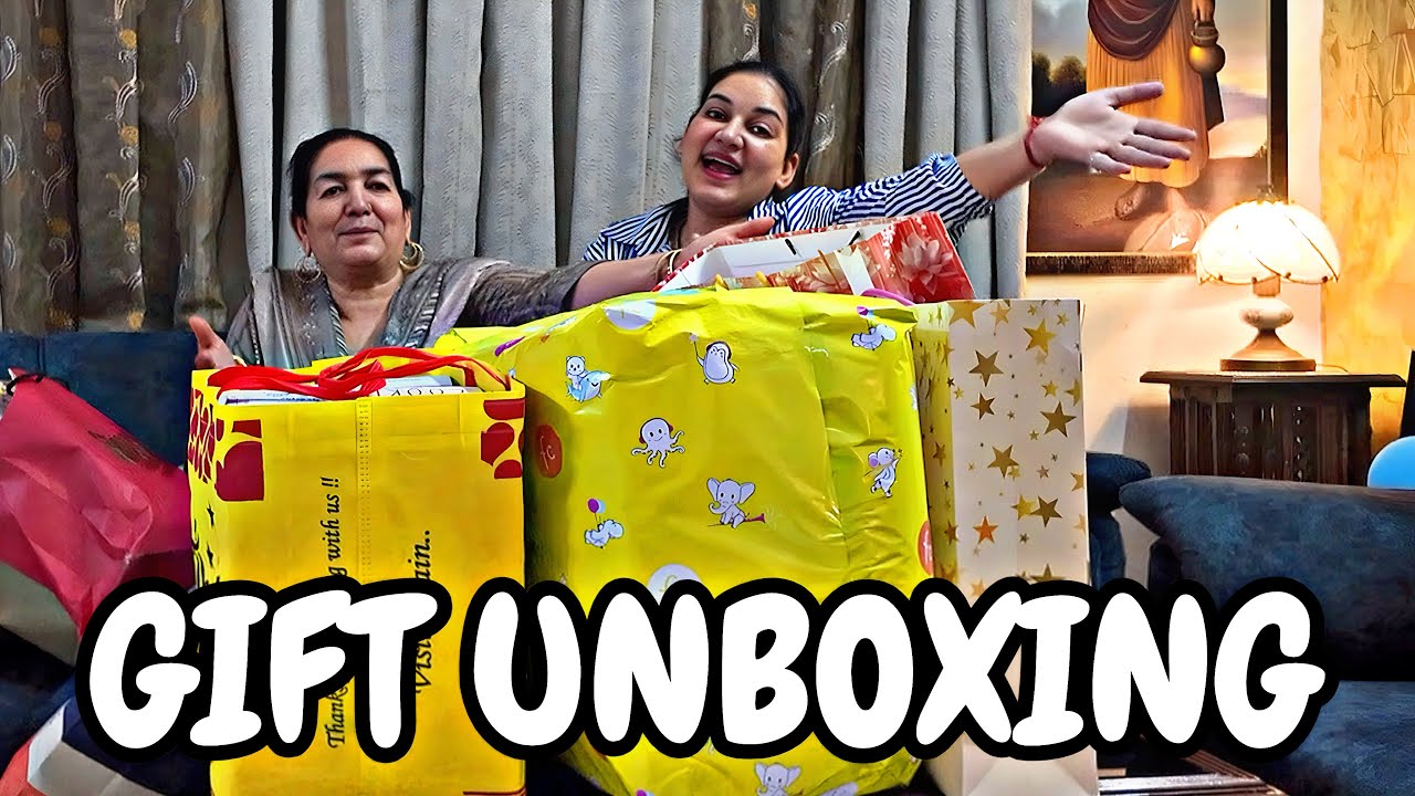 GIFT UNBOXING VLOG 🎁💐