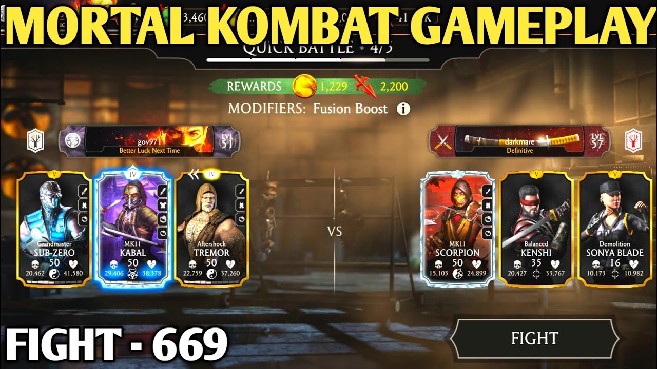 mortal kombat gameplay || mk mobile || faction war fight || fighting game || fight - 669