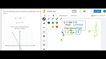 Delta Math Solve Linear System Graphically Lev  1