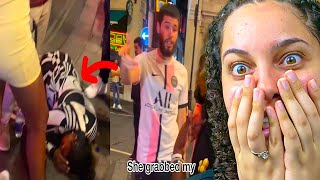 Woman Grabs Man & Instantly REGRETS It