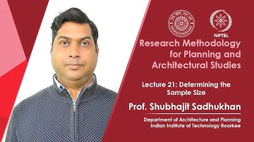 Lecture 21: Determining the Sample Size