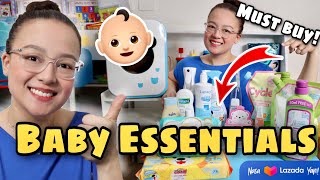 BABY ESSENTIALS YOU NEED BEFORE GIVING BIRTH (Complete Shopping Guide) | ONLINE HAUL 2021 | Nins Po