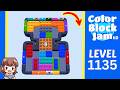 Color Block Jam Level 1135 Solution Walkthrough
