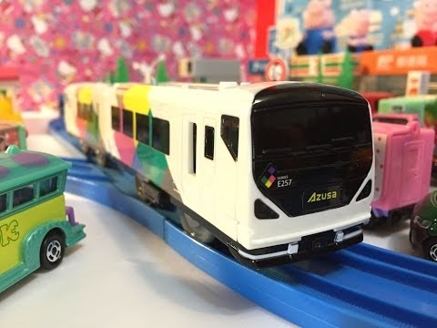 japan import S-23 E257 Series Azusa Tomica PlaRail Model Train Toy