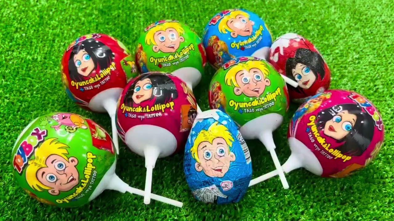 Satisfying Video | DIY How To Make Rainbow Lollipop Slime Candy with Paw Patrol Kinetic Sand Cutting