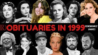 Obituaries in 1999-Famous Celebrities/personalities we've Lost in 1999-EP 1-Remembrance Diaries