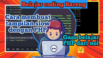 ⭕ BELAJAR BAHASA PEMROGRAMAN PHP || DARI NOLL SAMPE MAHIR PART1
