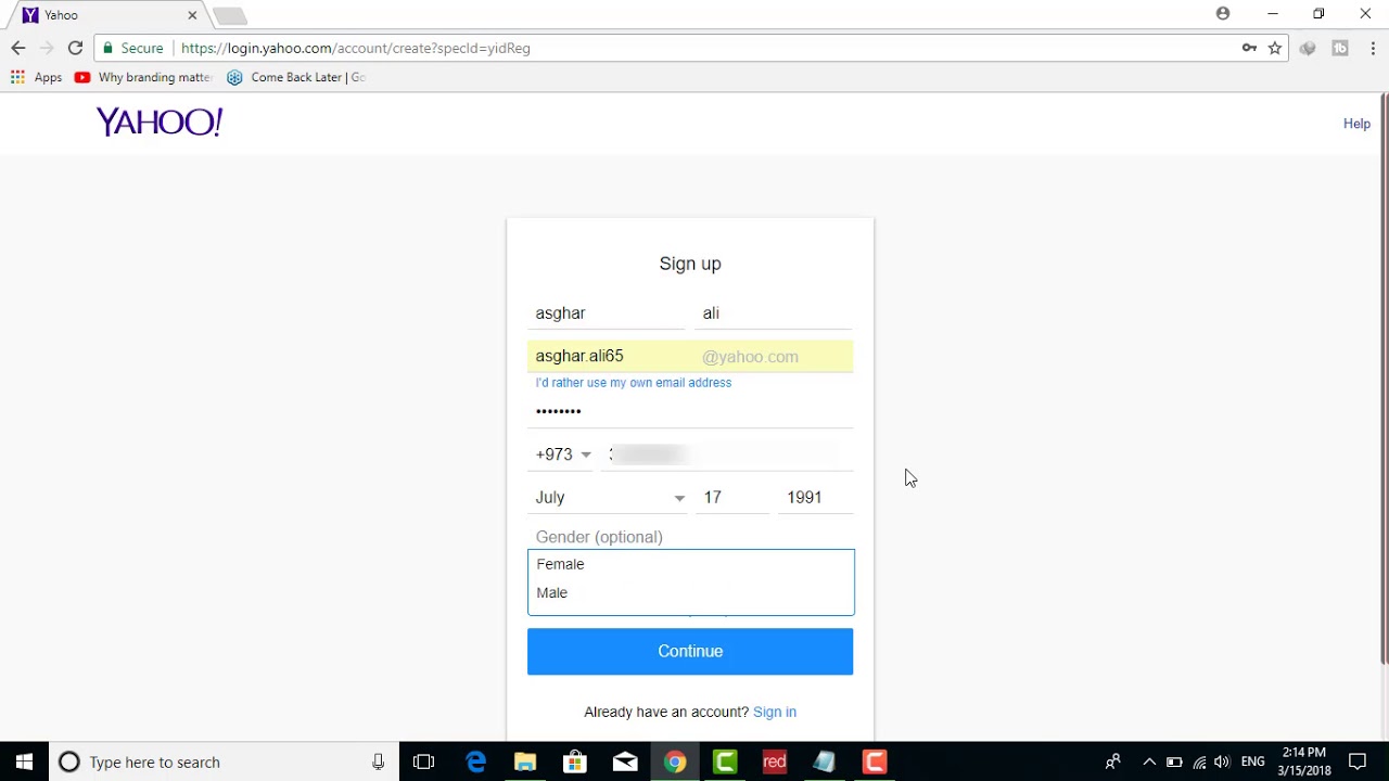 How to create Yahoo email 2018 - YouTube