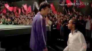 اروع قتال كونغ فو في فلم جاكي شان والطفل جادن سمث