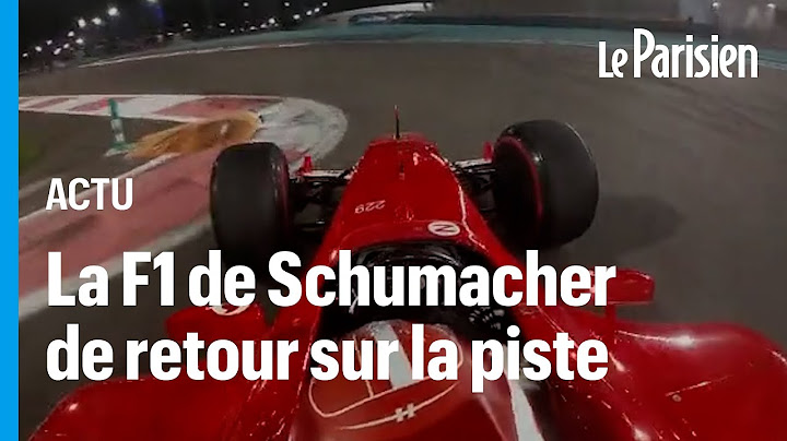 Charles Leclerc pilote la Ferrari de Schumacher... et c'est impressionnant !