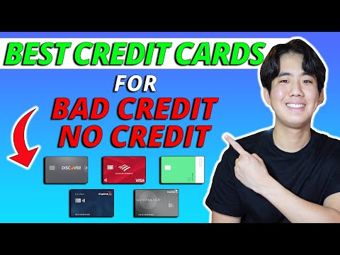 5 BEST Credit Cards For Bad Credit or No Credit | FICO Score 0-300 (Instant Approval)