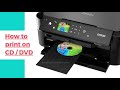 How to Print on CD/DVD Label | Epson L850