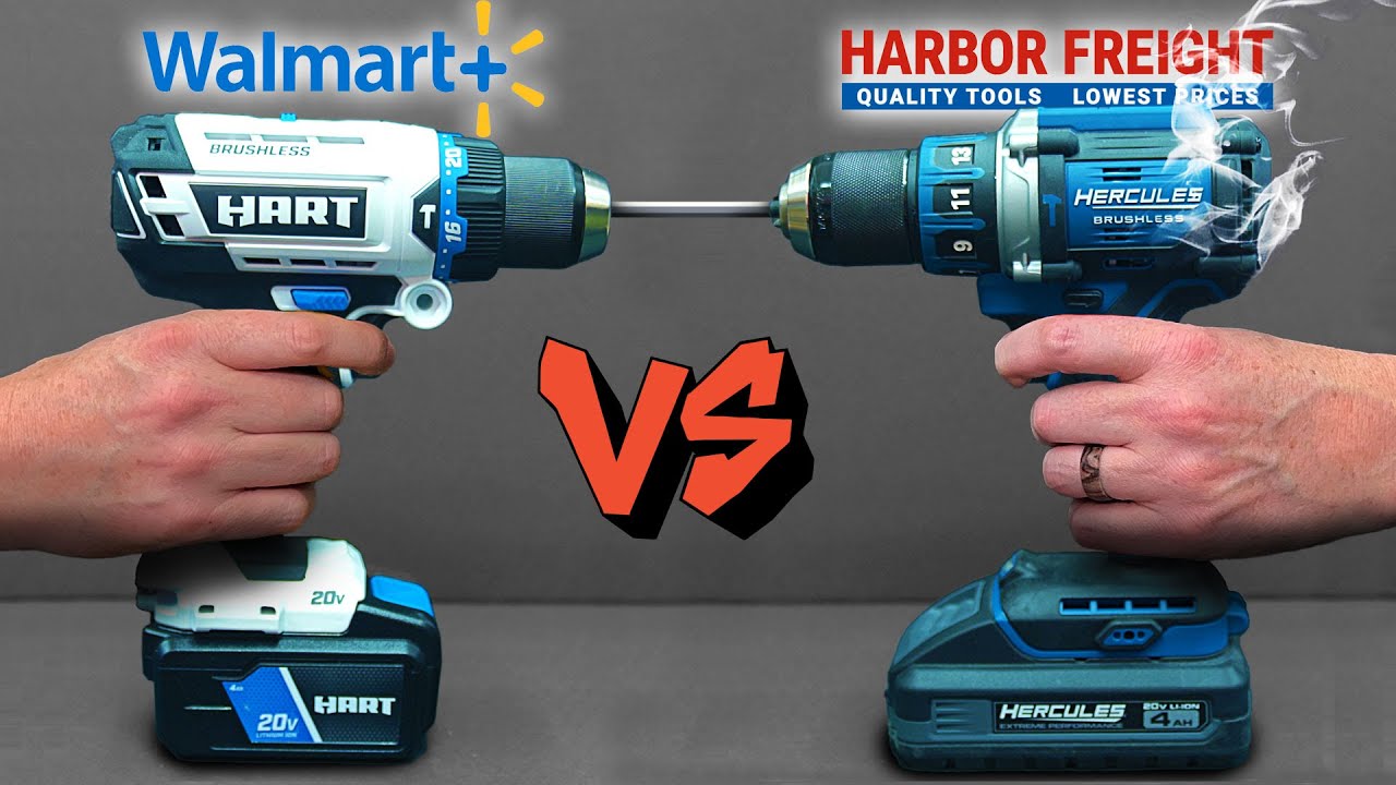 Walmart VS Harbor Freight: Budget Drill Showdown 