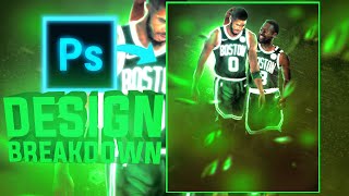 Design Breakdown | Kemba Walker x Jayson Tatum | Photoshop Sports Design | Cal So Scoped screenshot 1