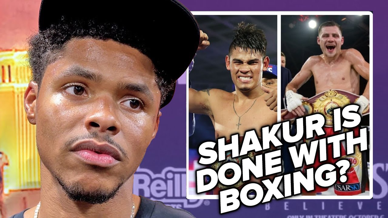 Shakur Stevenson claims he has retired from boxing at age 26