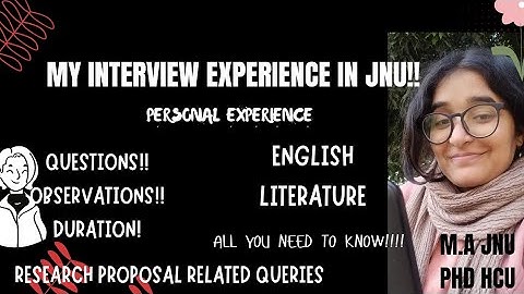 JNU PhD Interview Experience!! English literature! Unfiltered| Research Proposal  #phdinterview#phd 