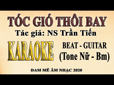Karaoke Tóc Gió Thôi Bay Giọng nam Trần Thái Hòa Trần Tiến  YouTube
