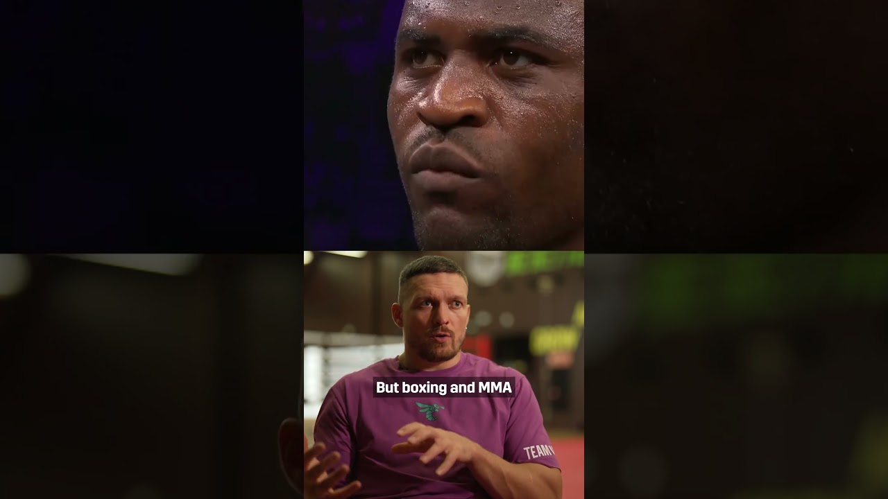 ⁣Usyk claims Tyson Fury WASN'T serious against Ngannou 👀 #shorts