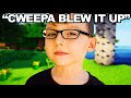 minecraft kid DESTROYS the mini-golf course..