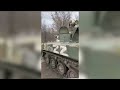 Russian abandoned armored mechanized vehicles BMD of airborne brigade