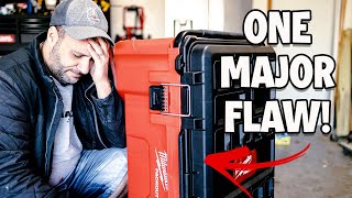 New Milwaukee Tool Rolling PACKOUT Tool Chest HAS A MAJOR FLAW - but everything else is perfect