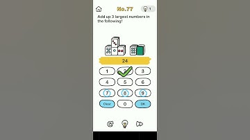 Answer of 77th level of BRAIN OUT #arsh