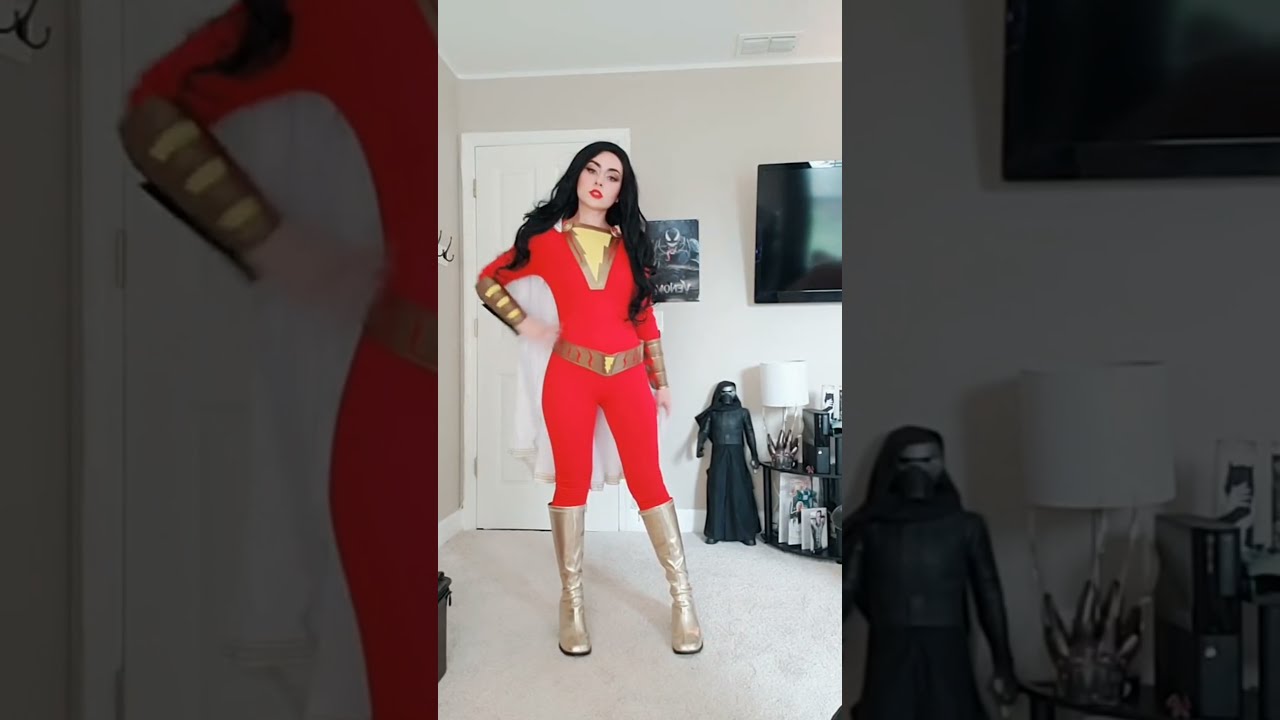 Lady SHAZAM⚡#cosplay #foryou #shazam #challenge #DC #dccomics #superhero #lady #girl #shorts
