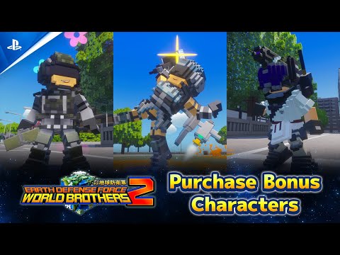Earth Defense Force: World Brothers 2 - Bonus Characters Introduction | PS5 & PS4 Games