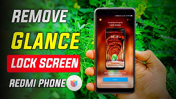 How to turn off Glance for mi Wallpaper Carousel | Turn Off Auto Change Lock Screen Wallpaper redmi