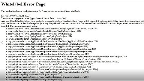 Pnpm install has exited with non zero status