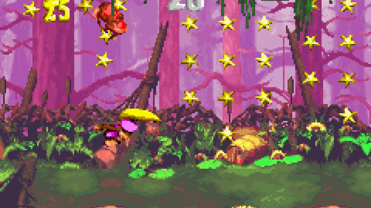 Donkey Kong Country 2 (GBA) - Krazy Kremland - Mudhole Marsh
